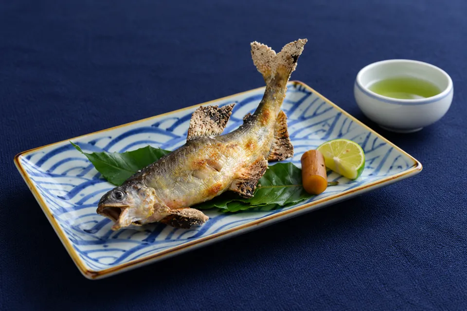 創作川魚料理 料亭 龍泉荘の焼き魚
