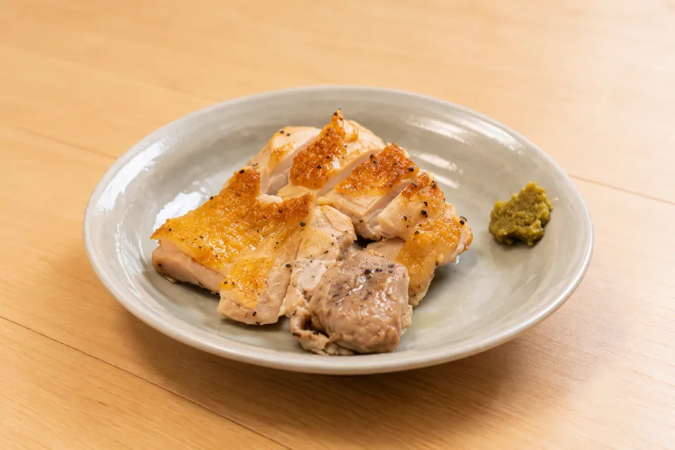 酒庵 田なかの比内地鶏の塩焼き
