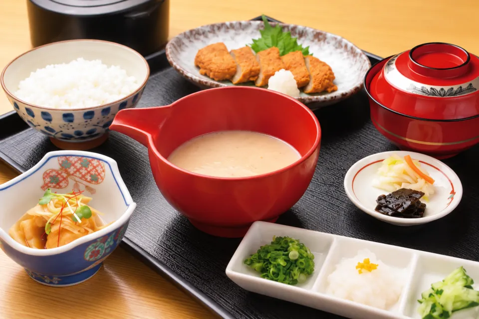 旬膳・郷土膳 和日輔の伊予さつまめしの食事膳