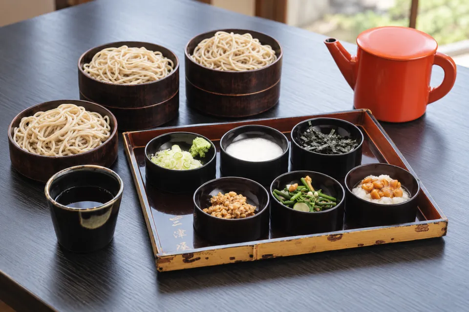 そば処 三津屋 本店の割子そば