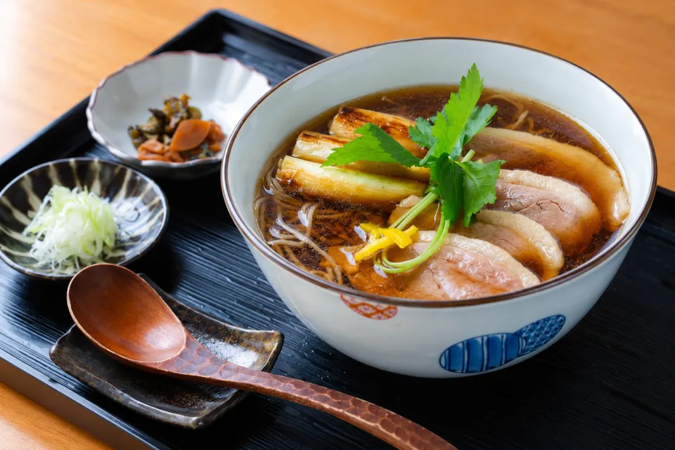 蕎麦処りきの鴨南蛮蕎麦