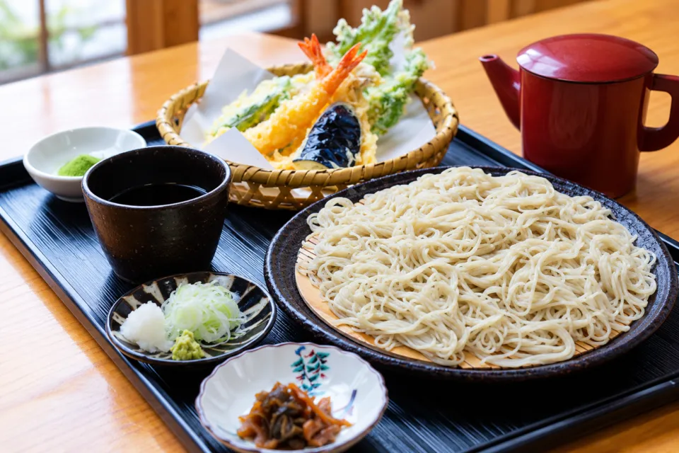 蕎麦処りきの天ざる蕎麦