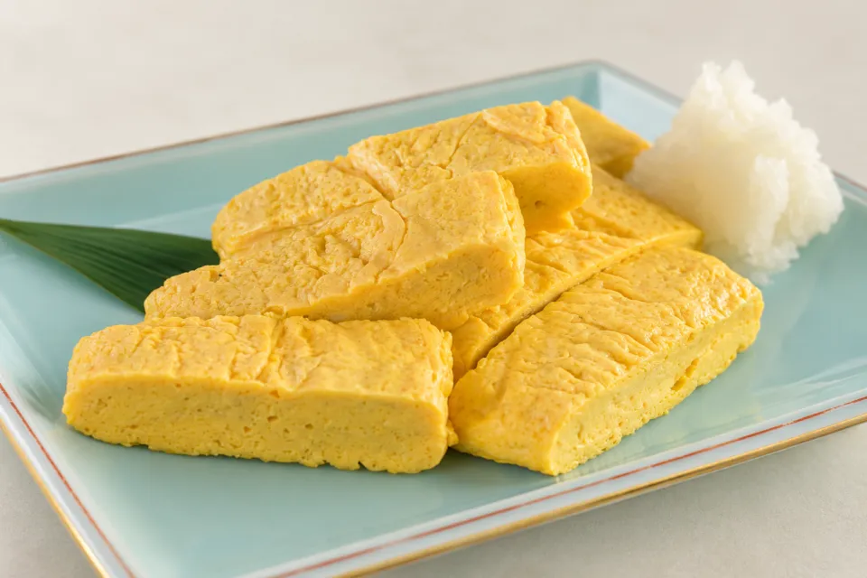 手打そば やまさとのだし巻き卵