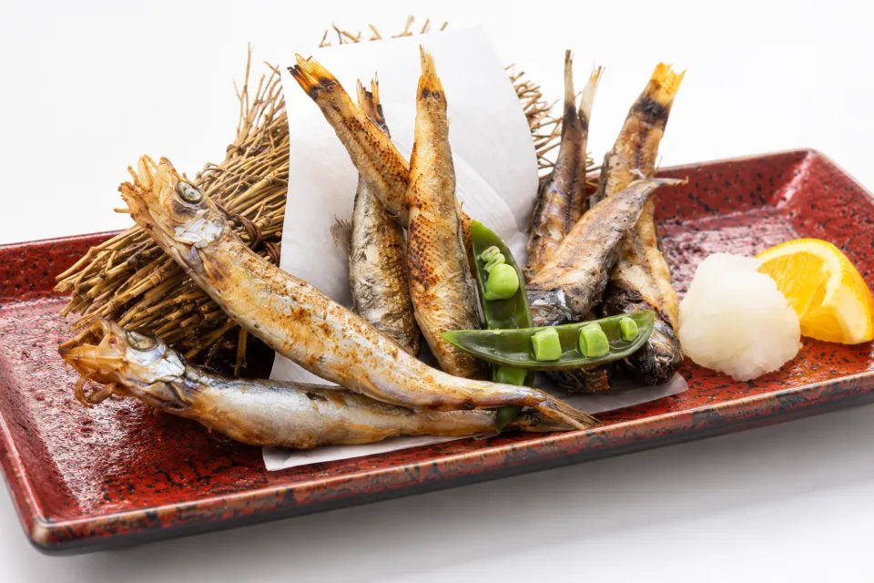 とさごはん 酔鯨亭の小魚の焼きもの