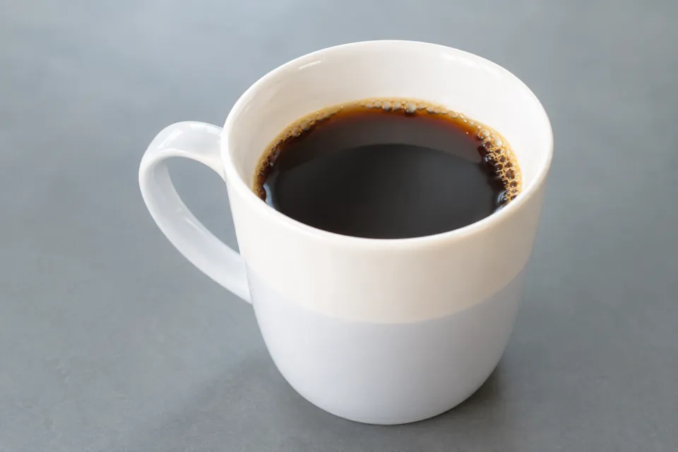 津山セントラルホテル タウンハウスのコーヒーのカップ