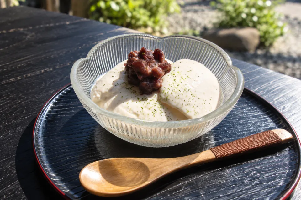 お豆ふ処 うめだ屋の豆腐プリン