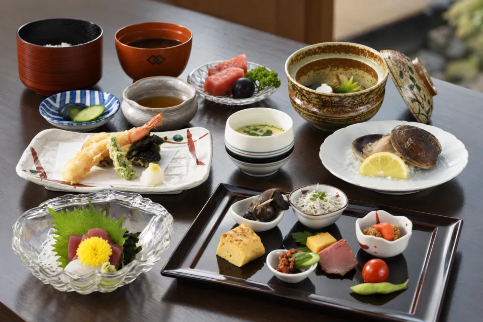 魚重楼の昼の料理