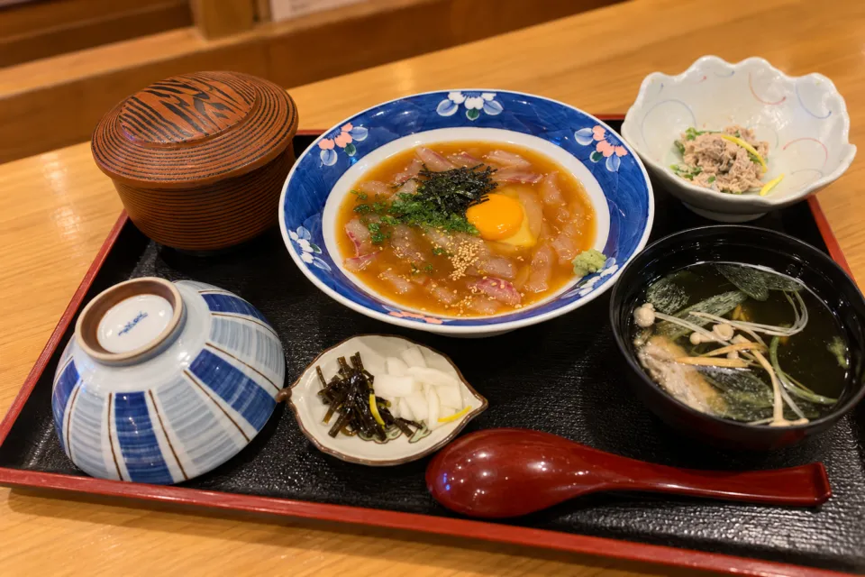 うわじまの料理や 有明の海鮮六宝汁の定食