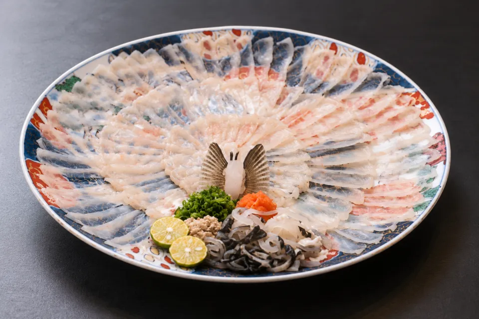 うわじまの料理や 有明の薄造りの盛り合わせ