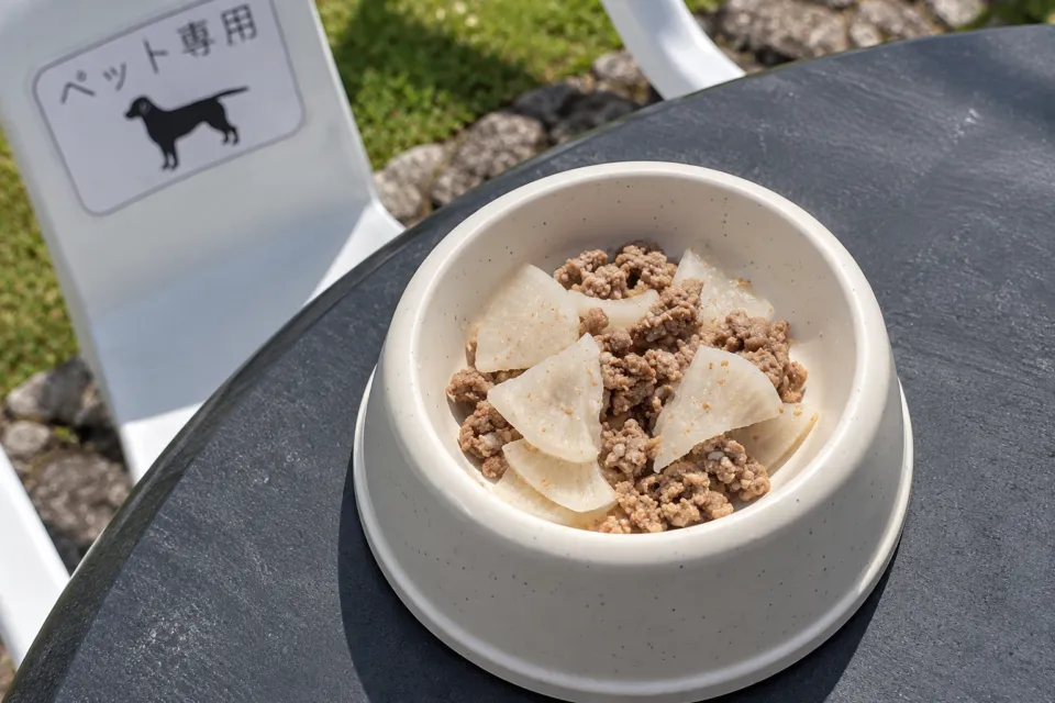 WOOD PAOのペット用のごはん