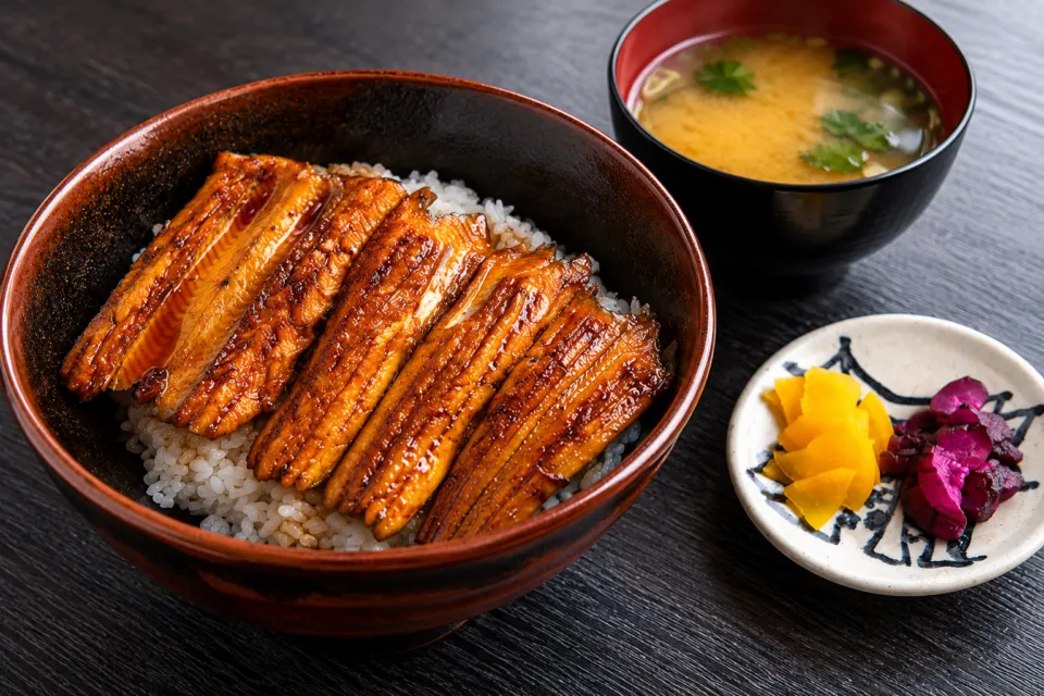 焼がきのはやしの穴子をのせたあなご飯