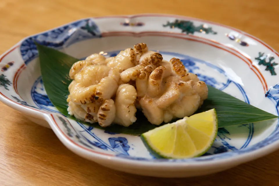 山代温泉 亀寿司の魚介の一品料理