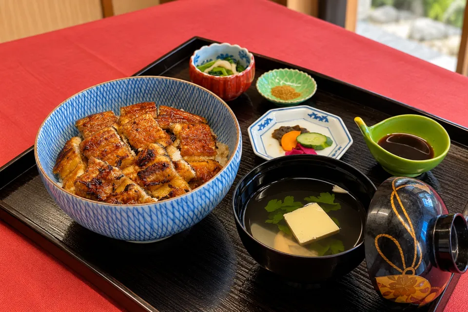 日本料理 保名のうなぎ丼御膳