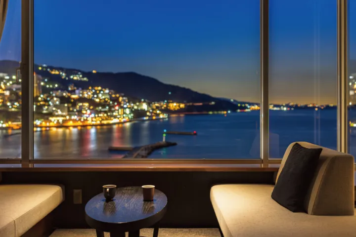 熱海後楽園ホテルで観れる夜景