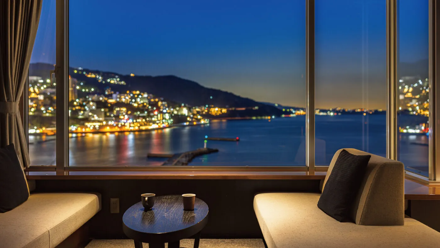 熱海後楽園ホテルで観れる夜景