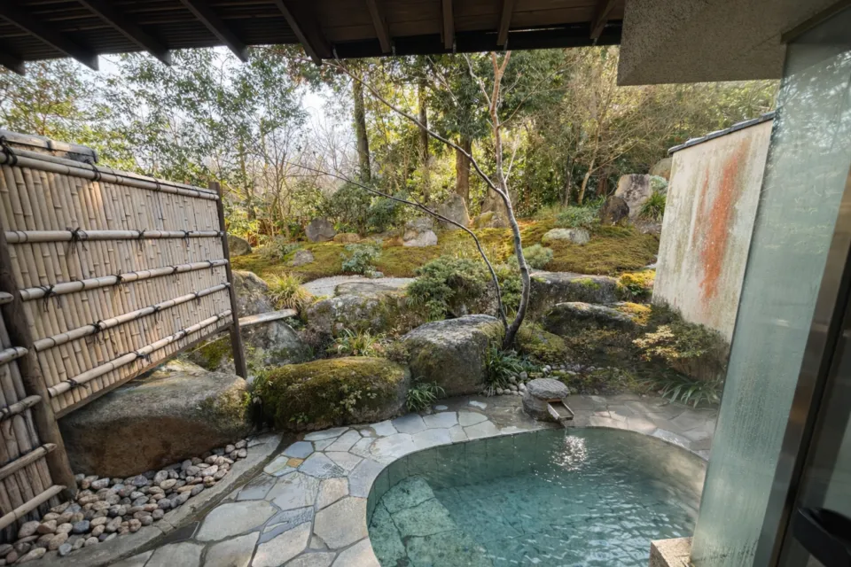 強羅花壇の温泉