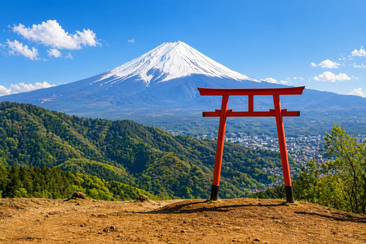 富士山遙拝所（天空の鳥居）
