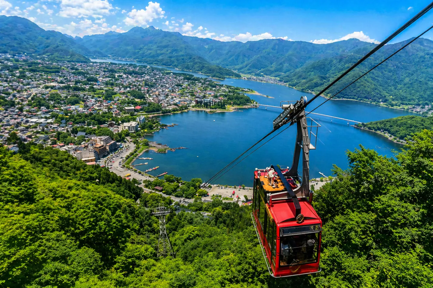 河口湖 富士山パノラマロープウェイ
