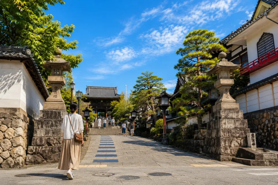 信州善光寺仲見世通り