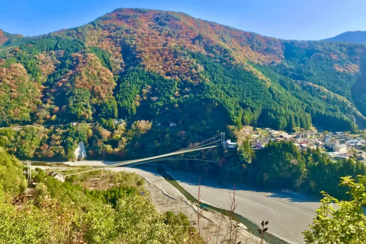 谷瀬の吊り橋
