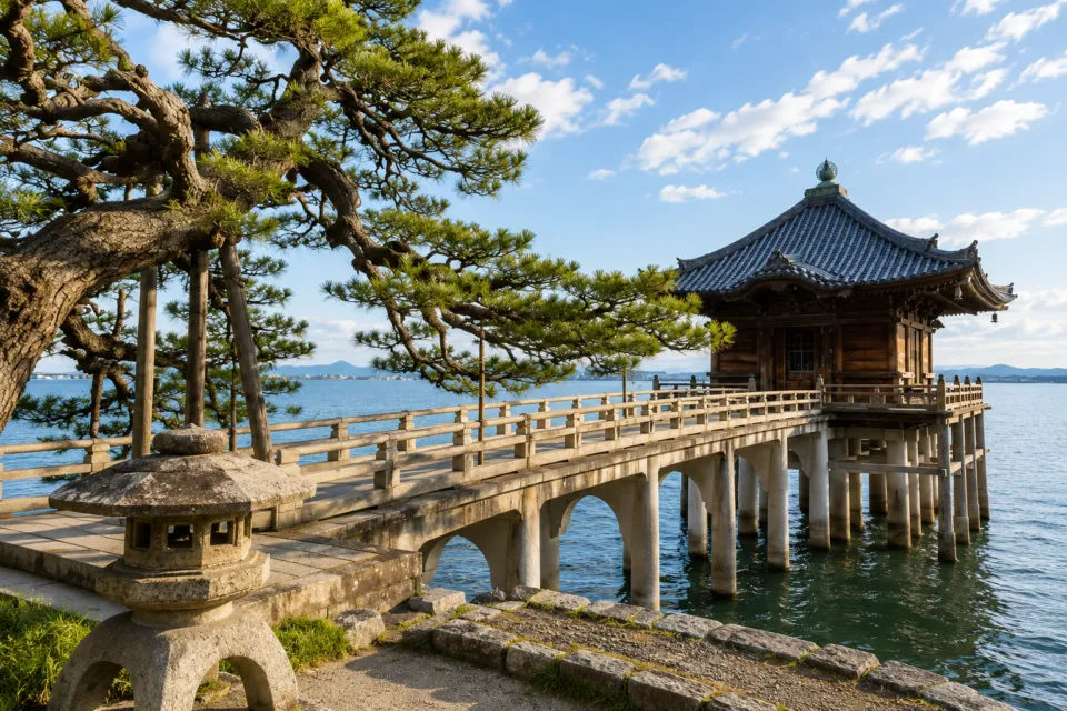 満月寺 浮御堂