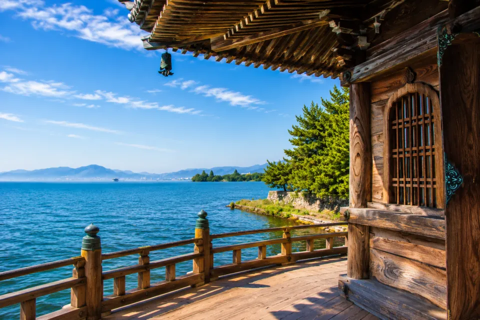 満月寺 浮御堂